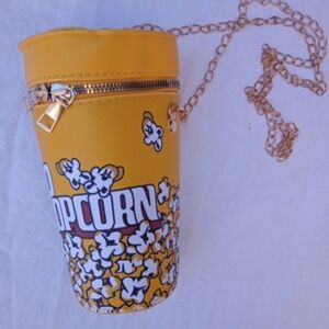Popcorn Shaped Handbag Purse Shoulder Bag Casual Movie Buff Everyday Party Theme